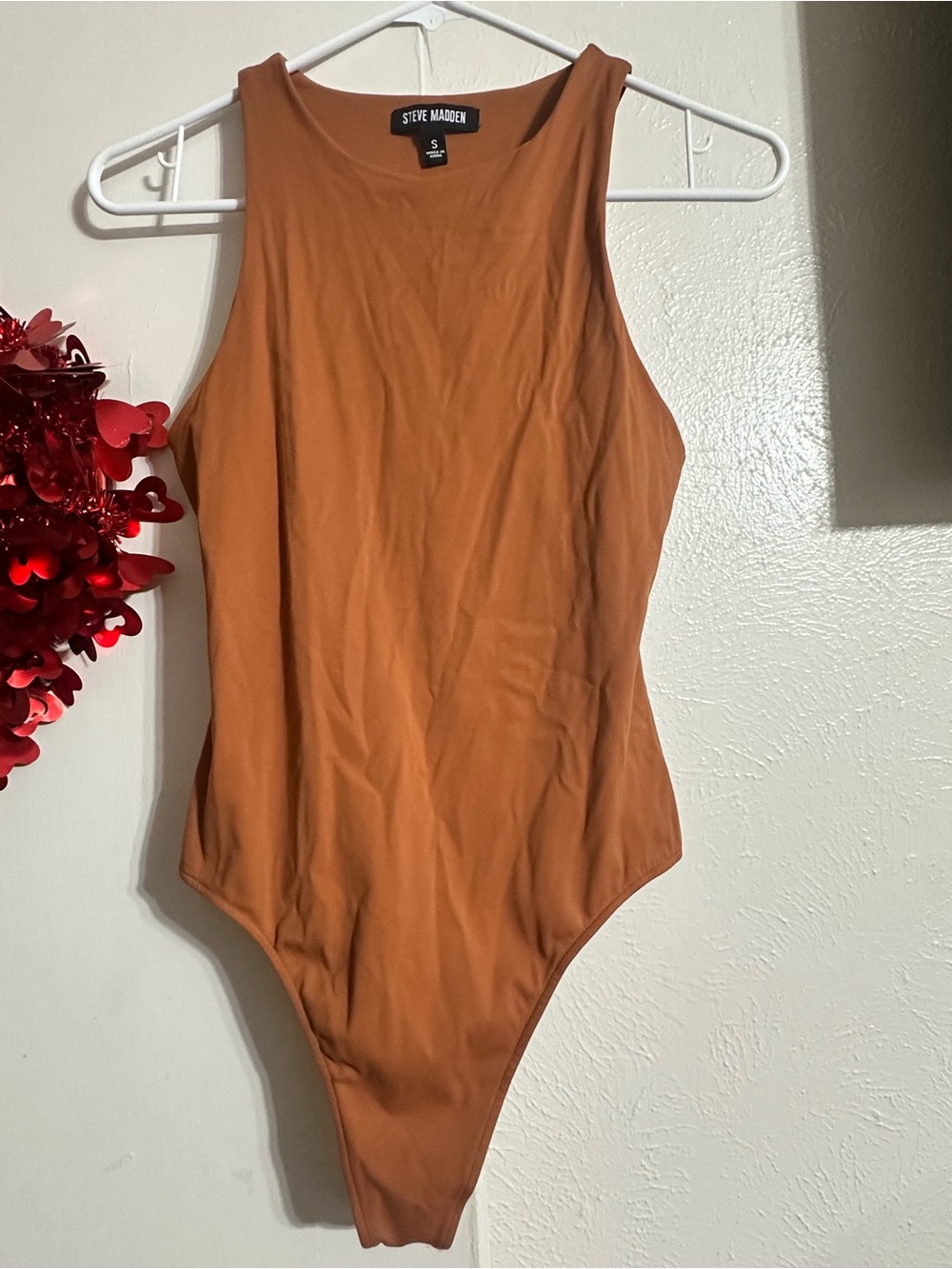 Steve Madden Girls' Burnt Orange One-Piece Bodysuit